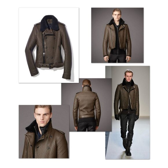 NWT stunning BELSTAFF Quilted Leather BIKER JACKET Size 48 EUR | 38 US | M - Picture 1 of 16